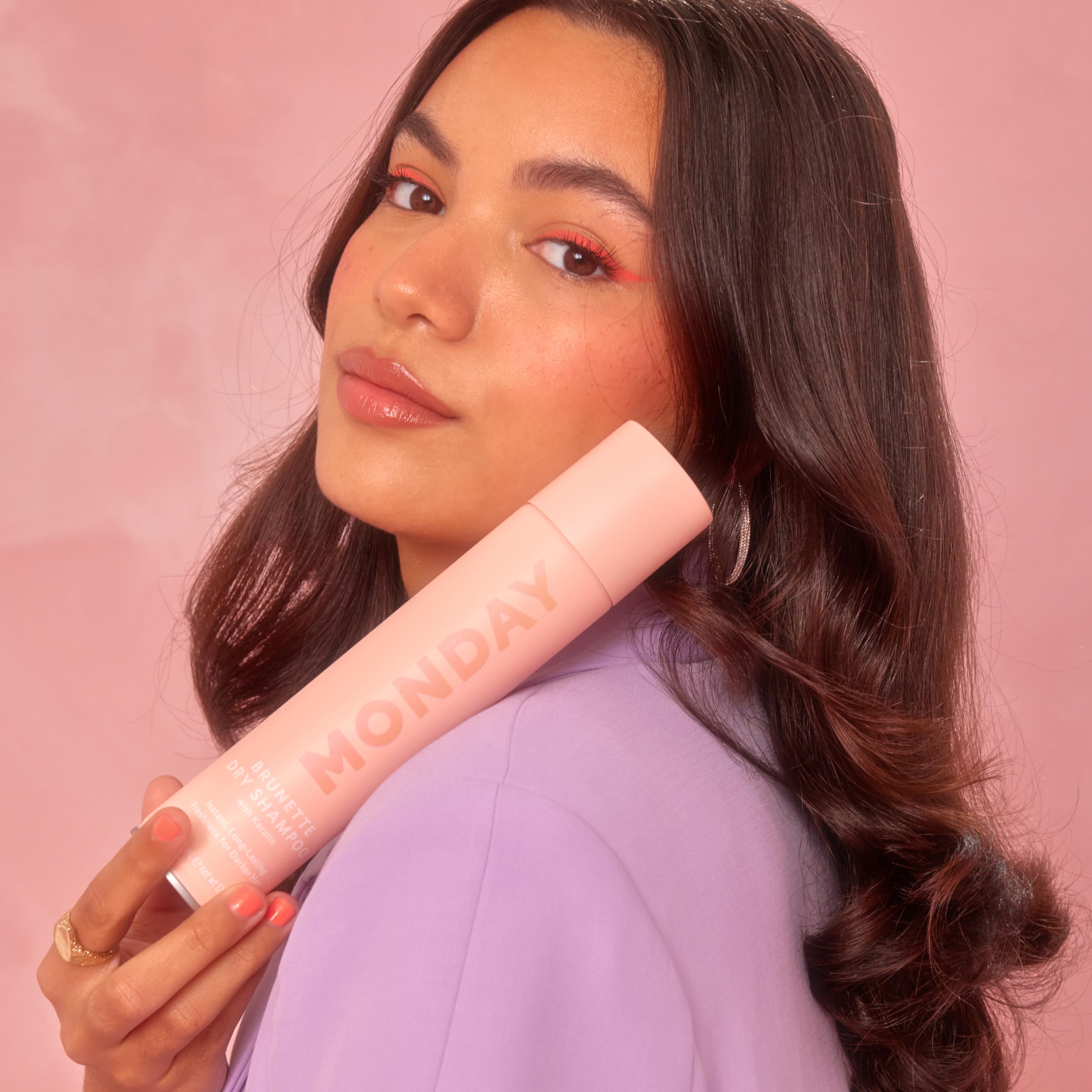 MONDAY HAIRCARE BRUNETTE Dry Shampoo with Keratin, oil-absorbing ideal for Darker Hair 200 mL - Image 6