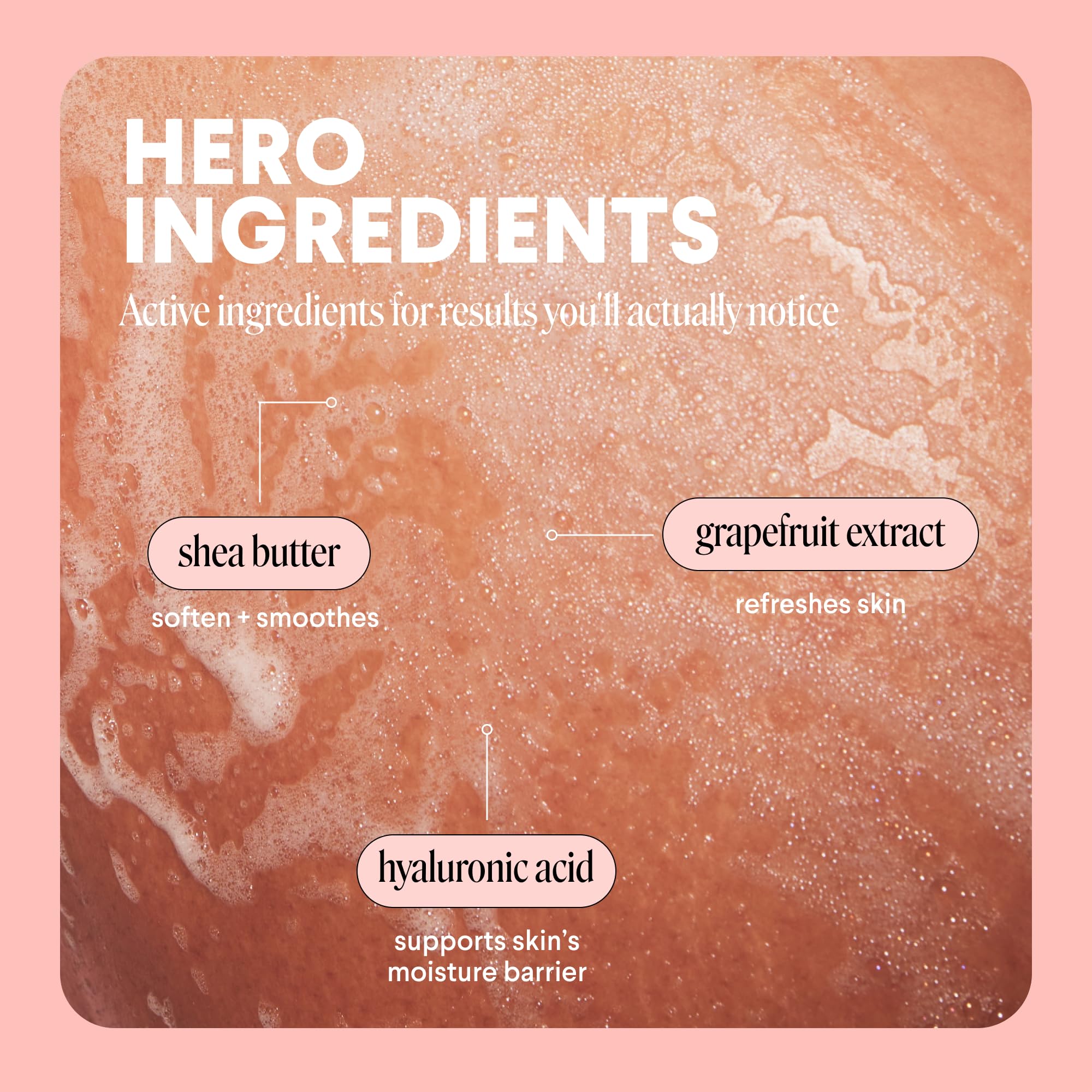 MONDAY HAIRCARE CLEANSE Body Wash with Grapefruit Extract, Hyaluronic Acid, Shea Butter, Coconut Oil for Normal to Oily/Combination Skin 600 mL - Image 5