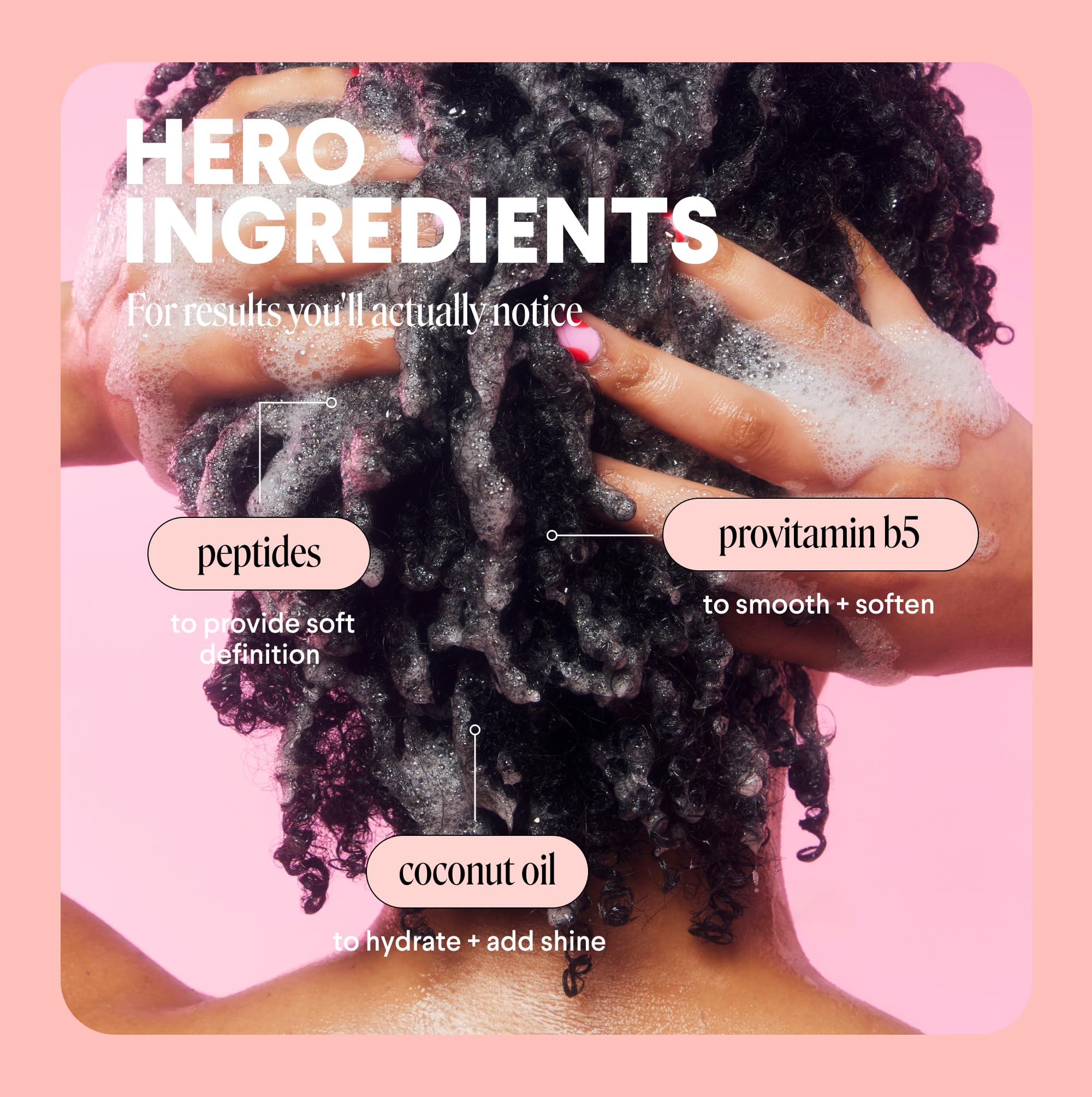 MONDAY HAIRCARE CURL DEFINE Conditioner with Peptides, Coconut Oil & Shea Butter for Curls of All Types 354 mL - Image 5