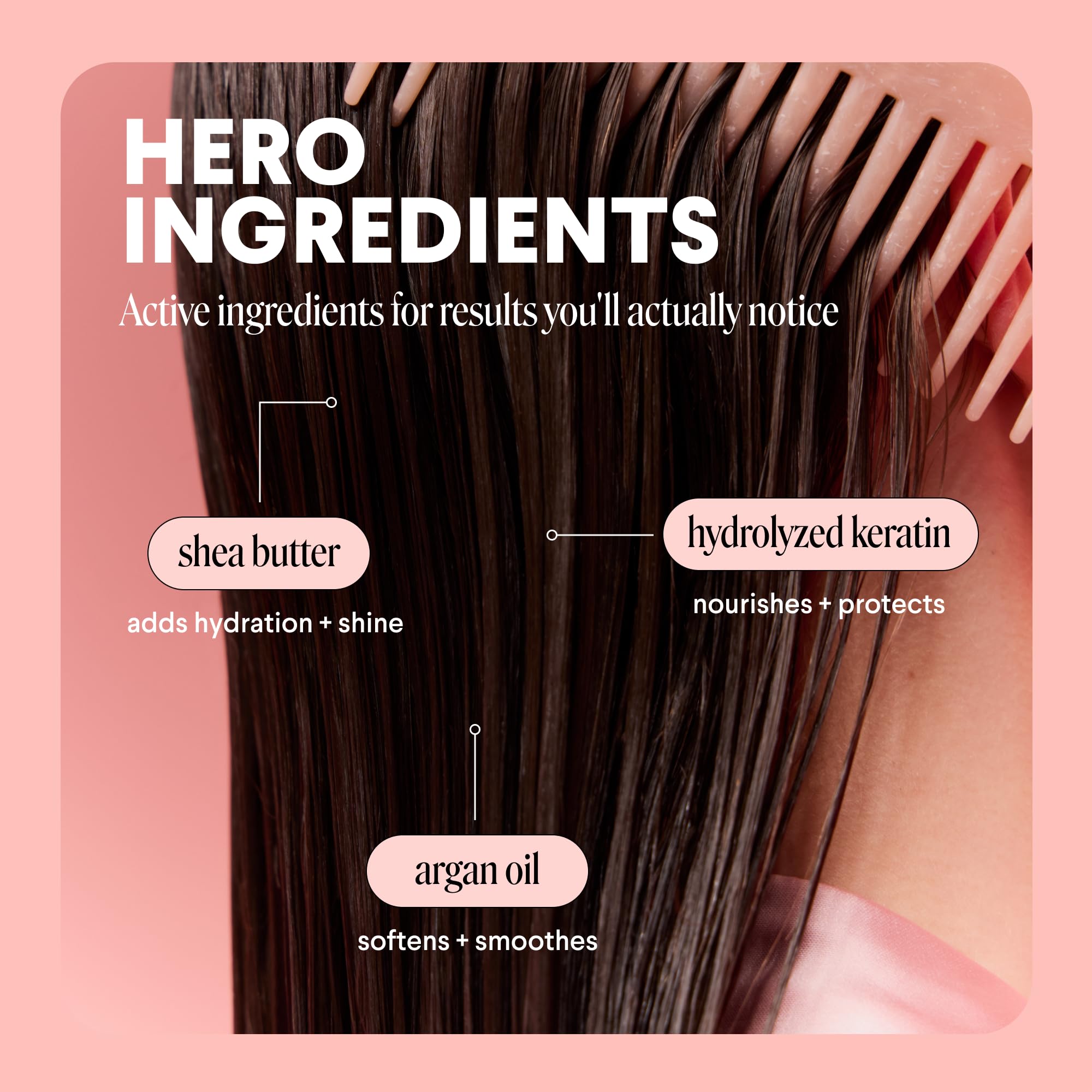 MONDAY HAIRCARE DEEP MOISTURE Hair Mask with Keratin, Argan Oil, Shea Butter & Coconut Oil for Dry to Damaged Hair 250 mL - Image 4