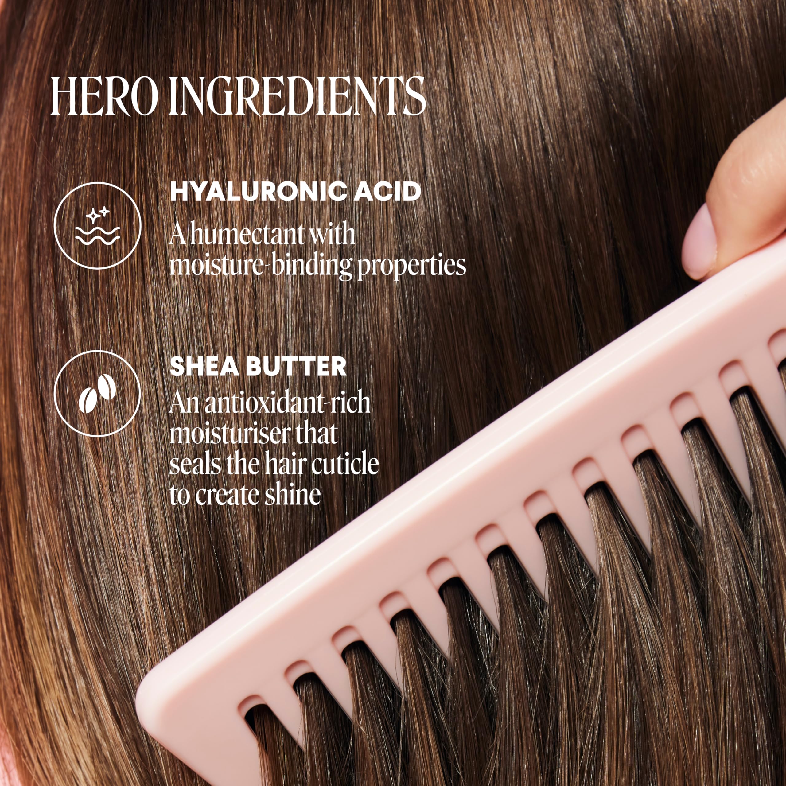 MONDAY Haircare MOISTURE Shampoo + Conditioner with Hyaluronic Acid & Shea Butter for Dry & Dull Hair 90 mL (Dual Set) - Image 4