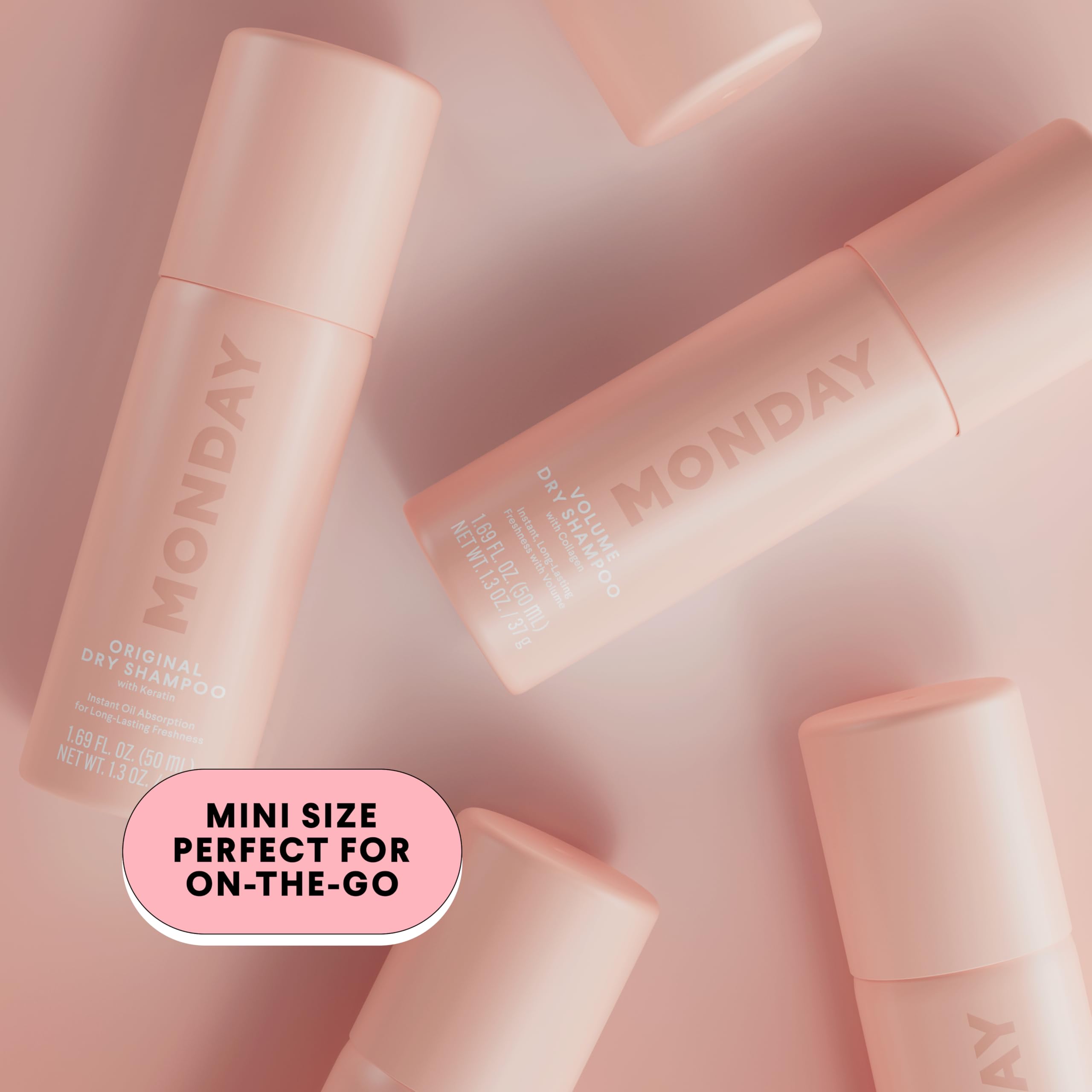MONDAY HAIRCARE VOLUME Dry Shampoo with Collagen, oil-absorbing ideal for Thin & Fine Hair 50ML (3 Pack) - Image 5