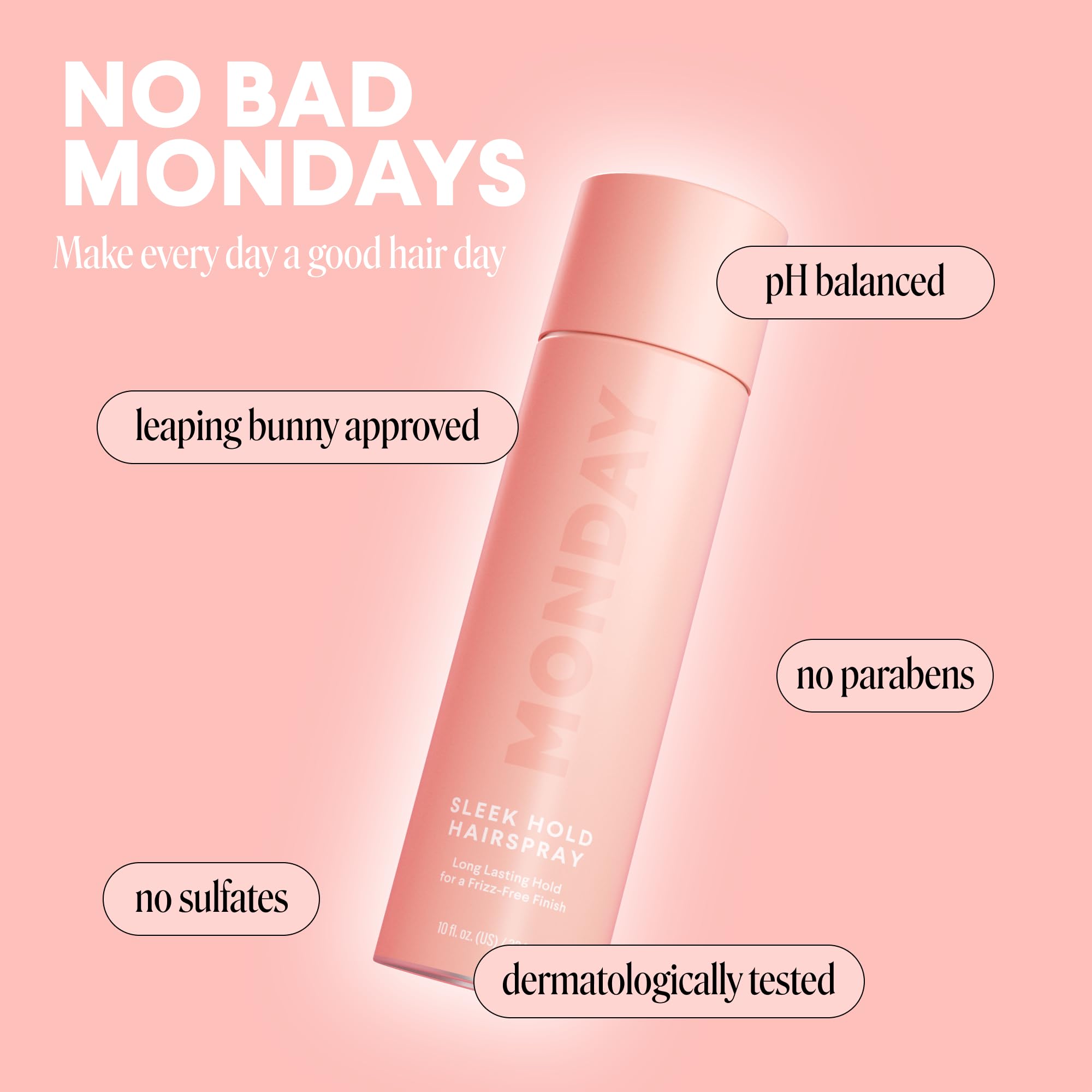 MONDAY HAIRCARE SLEEK HOLD Hairspray for long-lasting finish 329 mL - Image 7