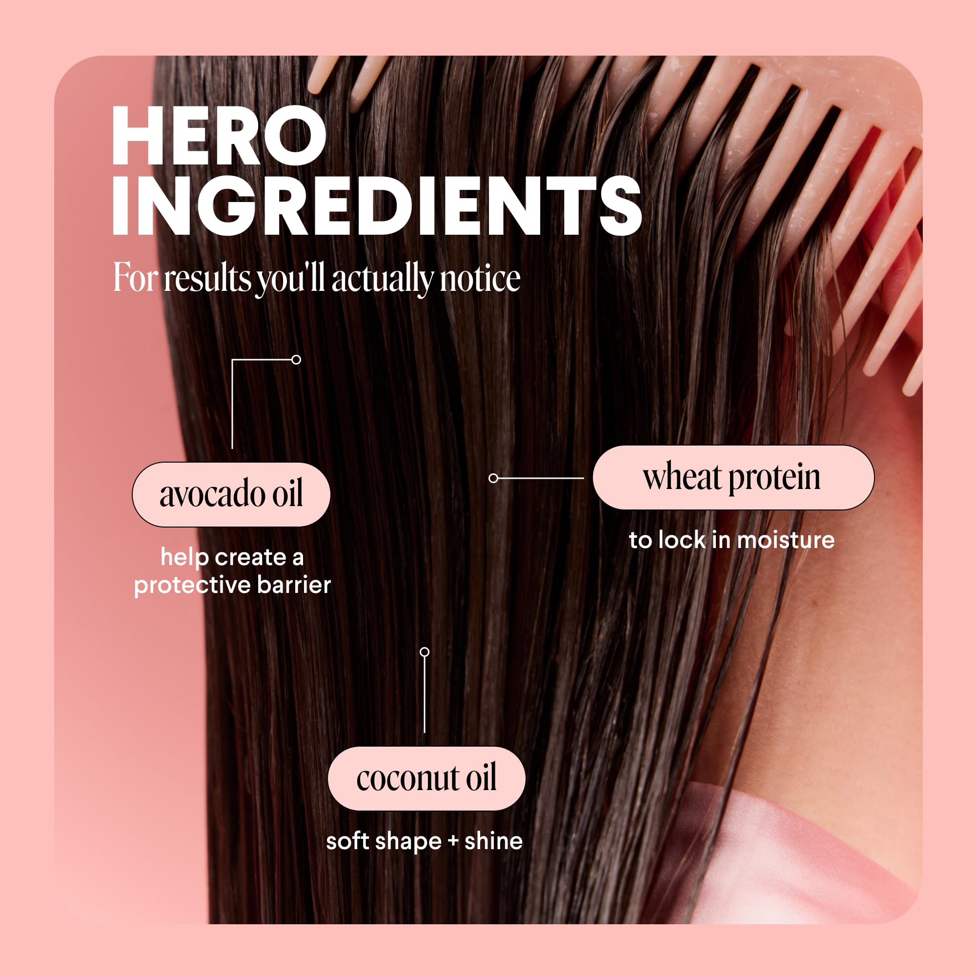 MONDAY HAIRCARE SMOOTH Shampoo with Wheat Protein & Avocado Oil for Frizz-Prone Hair 354 mL - Image 4