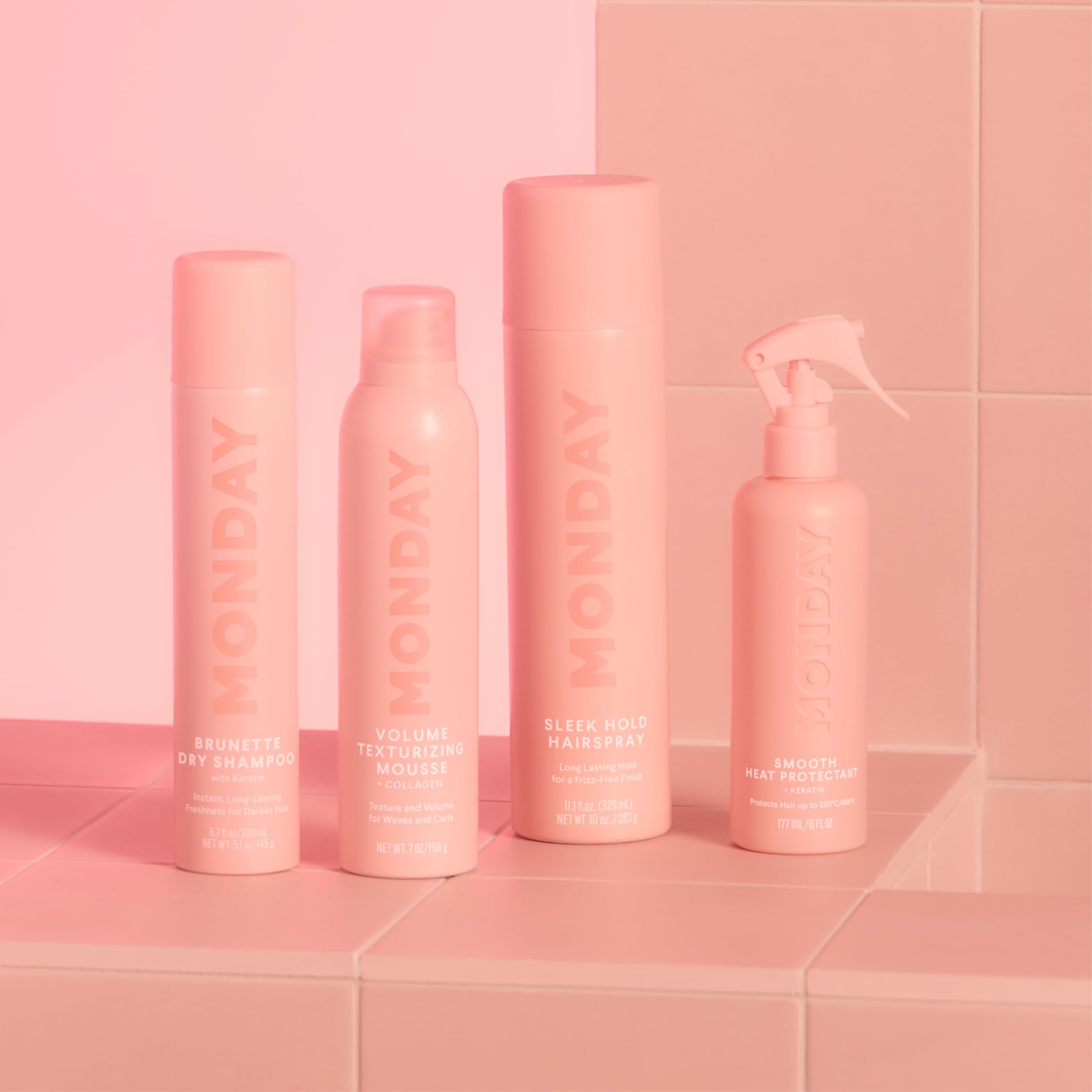 MONDAY HAIRCARE VOLUME Texturizing Mousse with Hydrolysed Collagen – For Instant Texture & Volume, 7 oz(Pack of 2) - Image 9